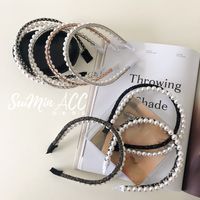 Korean New Fashion Pearl Headband main image 4