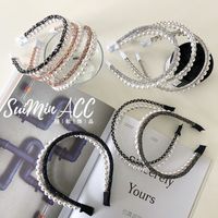 Korean New Fashion Pearl Headband main image 5