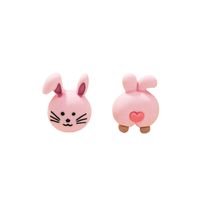Korean Fashion Rabbit Asymmetric Earrings main image 6