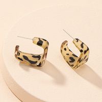 Retro Fashion Leopard Earrings main image 1