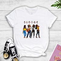 Einfache Stil Zeichen Englisch Drucken Lässig T-shirt main image 3