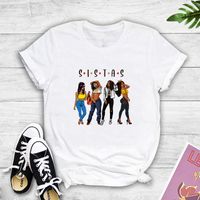 Simple Style Characters English Print Casual T-shirt main image 3