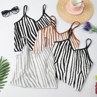 New Fashion Zebra Pattern Camisole main image 1