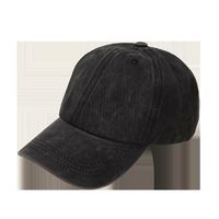 Korean Solid Color Baseball Cap main image 3