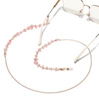 Fashion Pink Crystal Handmade Glasses Chain main image 4
