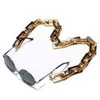Simple Fashion Plastic Acetate Leopard Pattern Glasses Chain main image 5