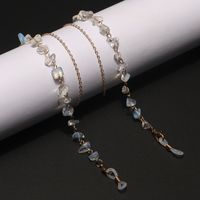 Fashion Natural Stone Opal Handmade Glasses Chain sku image 1