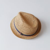 Fashion Children's Sunshade Leisure Straw Hat sku image 1