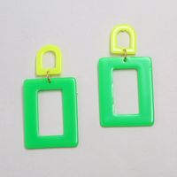 Fashion Creative Geometric Acrylic Earrings main image 5