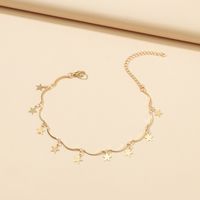 Fashion Creative Five-pointed Star Anklet main image 3
