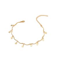 Fashion Creative Five-pointed Star Anklet main image 6