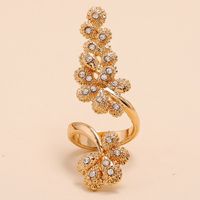 New Fashion Ol Flower-shaped Diamond Ring main image 3