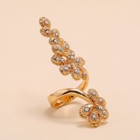 New Fashion Ol Flower-shaped Diamond Ring main image 4