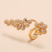 New Fashion Ol Flower-shaped Diamond Ring main image 5
