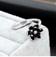 Simple Fashion Flower Adjustable Ring main image 5