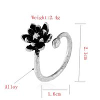 Simple Fashion Flower Adjustable Ring main image 6