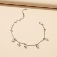 Bracelet De Cheville En Diamant De Mode Coréenne main image 4