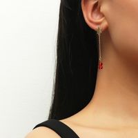 Five-pointed Star Tassel Earrings main image 1