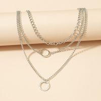 Korean Fashion Simple Multilayer Necklace main image 3