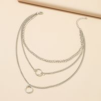 Korean Fashion Simple Multilayer Necklace main image 4