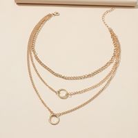 Korean Fashion Simple Multilayer Necklace main image 5