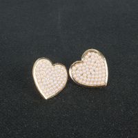 Alloy Heart-shaped Earrings main image 3