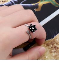 Simple Fashion Flower Adjustable Ring sku image 1