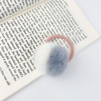 New Fashion Plush Simple Hair Ring Set sku image 4