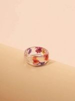 Fashion Resin Dried Flower Ring sku image 1