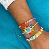 Bohemian Style Beaded Rainbow Bracelet main image 1