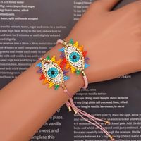 Bohemian Style Beaded Rainbow Bracelet main image 5