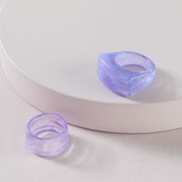 Fashion Resin Acrylic Exaggerated Ring main image 1