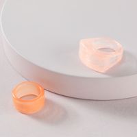 Fashion Resin Acrylic Exaggerated Ring main image 4
