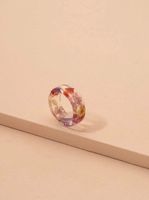 Fashion Resin Dried Flower Ring main image 3