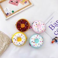 Korean Children's Cute Silicone Donut Shoulder Bag main image 1