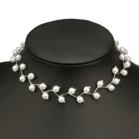Simple Pearl Fashion Short Necklace sku image 2