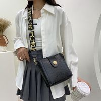 Fashion Embossed Button Small Bag main image 4