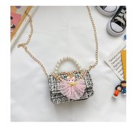 Children's Korean Cute Pearl Cartoon Bear Shoulder Bag sku image 6