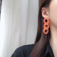 Korean Jelly Chain Earrings main image 1