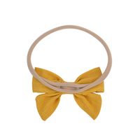 Fashion Simple Cotton Bow Hair Ring Set main image 4