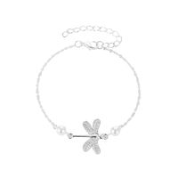 Fashion Cute Animal Dragonfly Pearl Anklet Wholesale main image 6