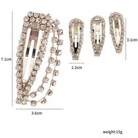 Fashion Diamond Hairpin Three-piece Set main image 6