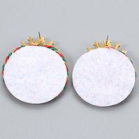 Fashion Colorful Round Braided Earrings Wholesale main image 6