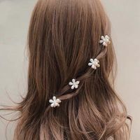 Korean Fashion Pearl Flower Hairpin main image 3