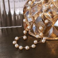 Simple Fashion Alloy Pearl Necklace main image 3