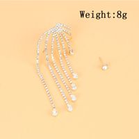 Fashion Asymmetrical Alloy Tassel Earrings main image 6