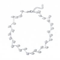 Simple Fashion Alloy Pearl Necklace sku image 3