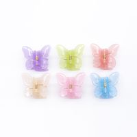 Korean Small Butterfly Plastic Hair Clip main image 3