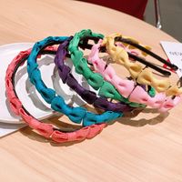 Koreanische Bonbonfarbene Stirnband Mit Schleifenknoten Im Großhandel main image 3