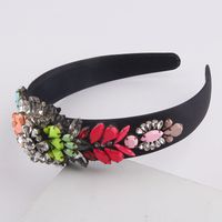 Fashion Baroque Diamonds Colorful Headband main image 3